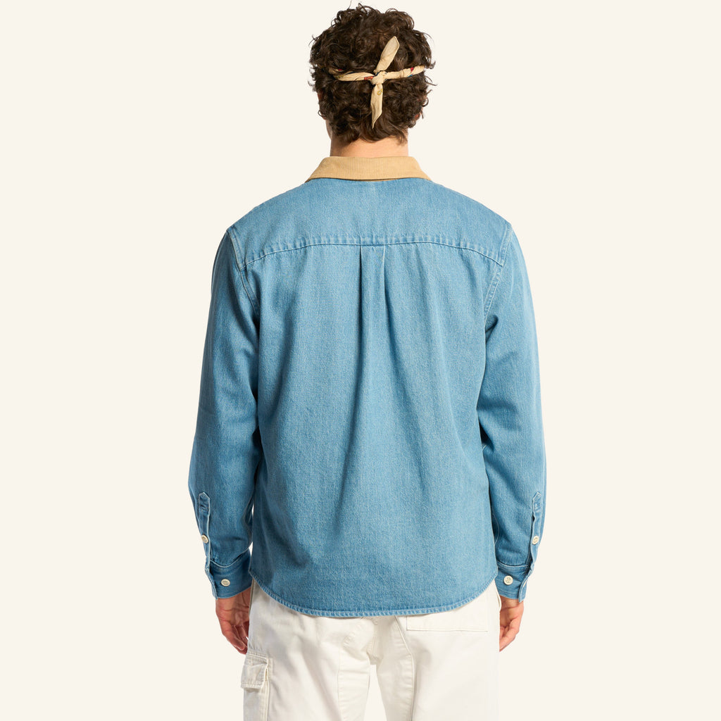 Au Vieux Campeur - Congés Payés - Marcel Shirt - Blue & White