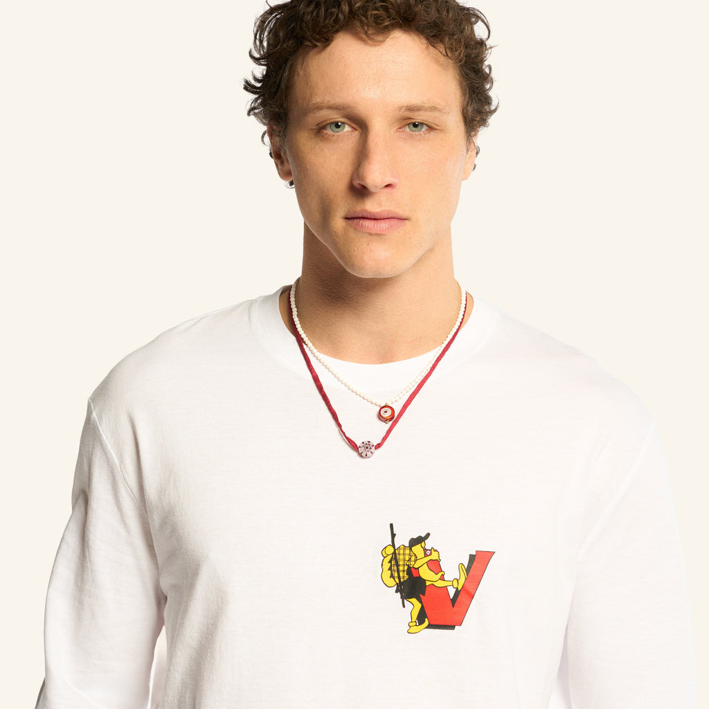 Au Vieux Campeur - Paid Leave - Climber Long Sleeve T-Shirt - White