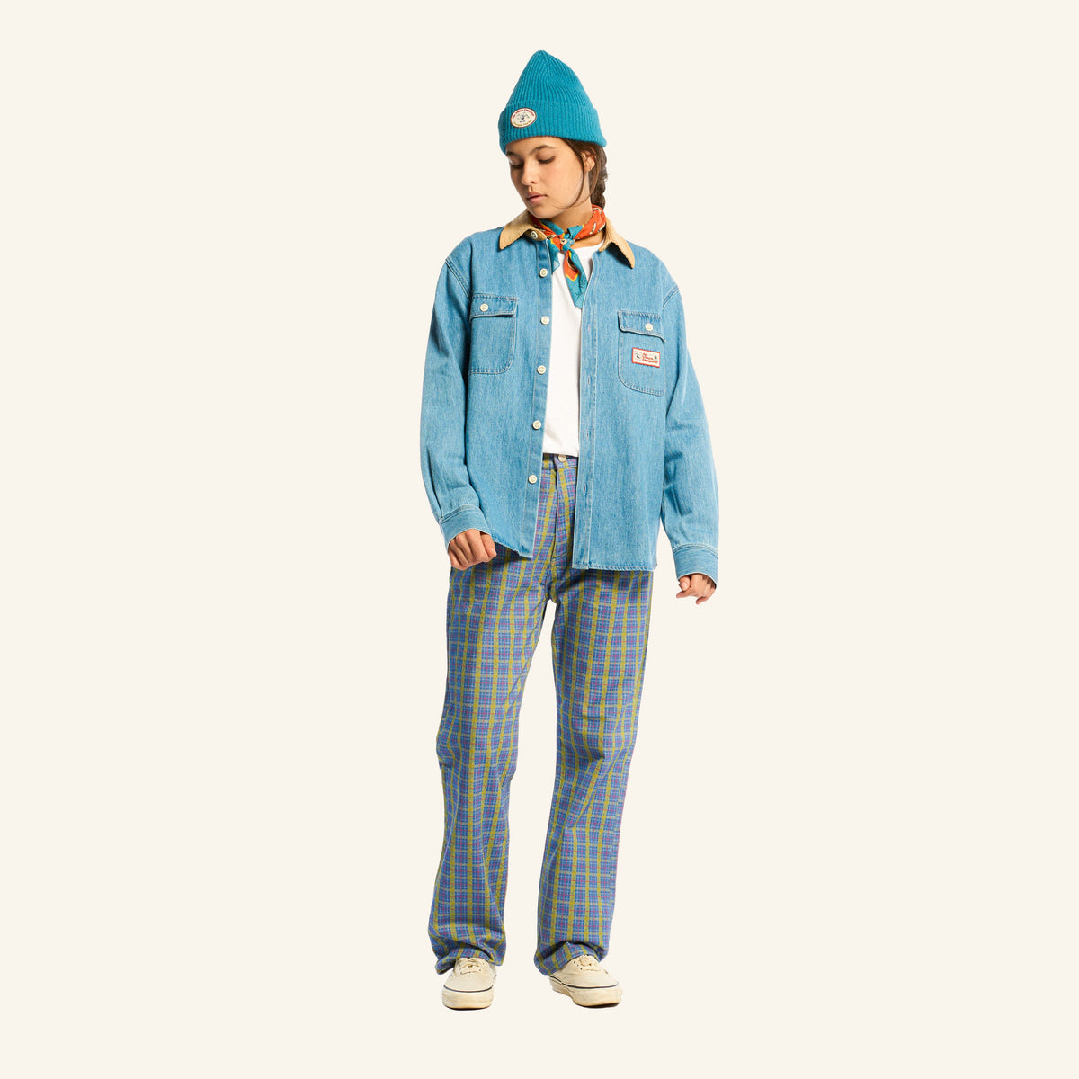 Au Vieux Campeur - Congés Payés - Marcel Shirt - Blue & White