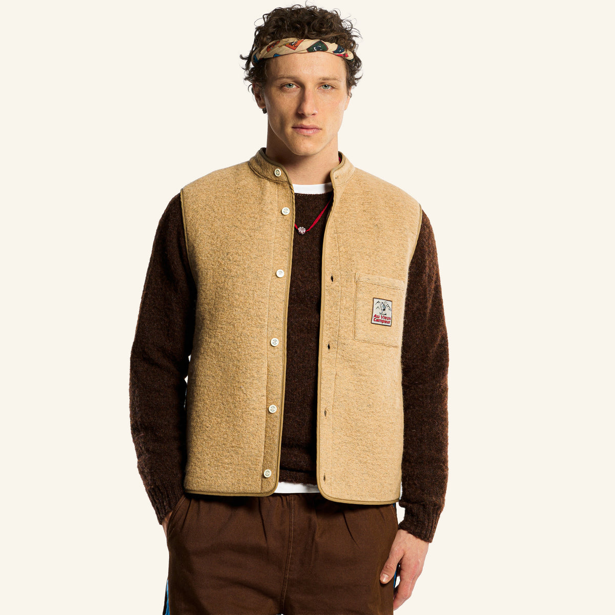 Au Vieux Campeur - Congés Payés - Gilet Sans Manches - Beige