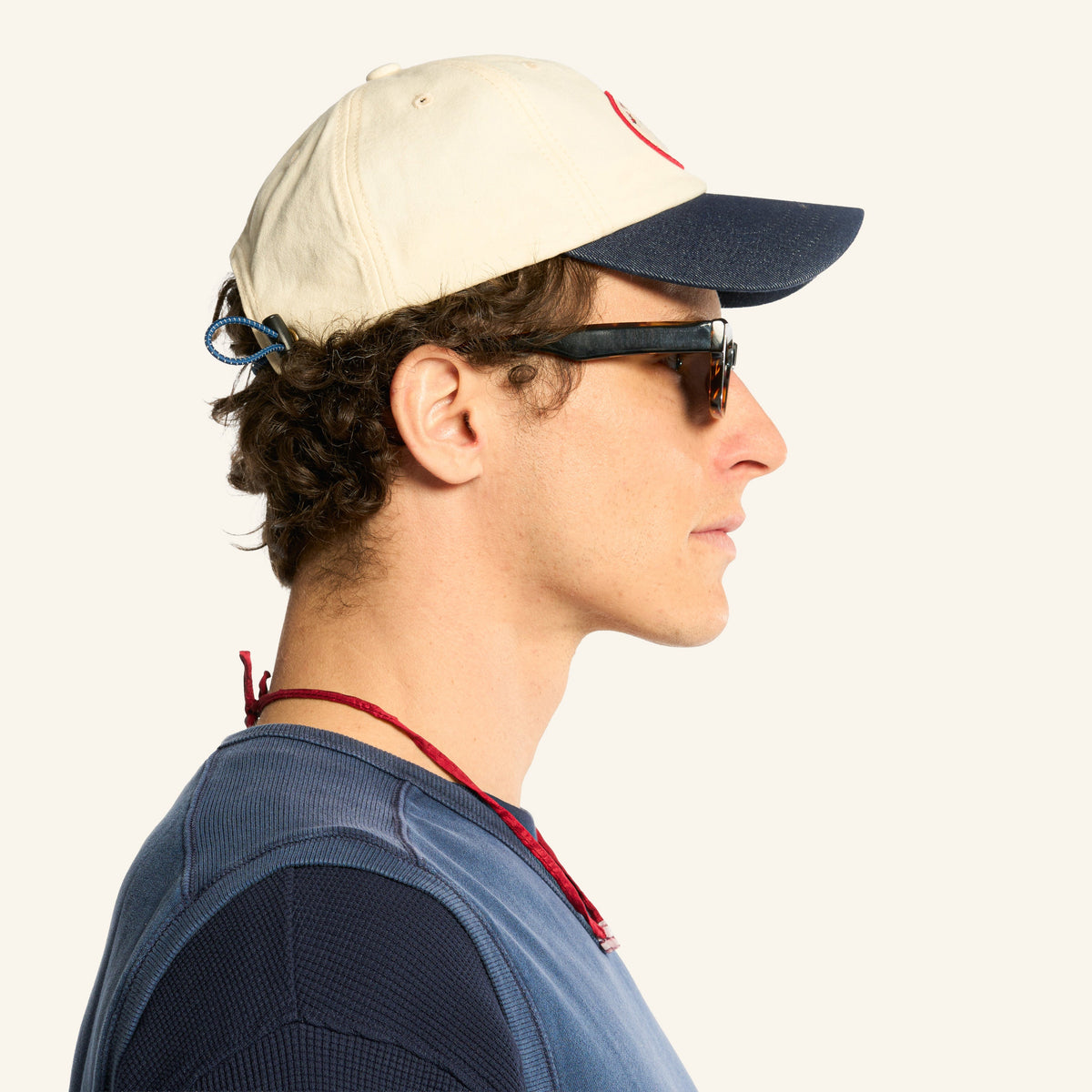 Au Vieux Campeur - Congés Payés - Casquette André - Bleu & Blanc