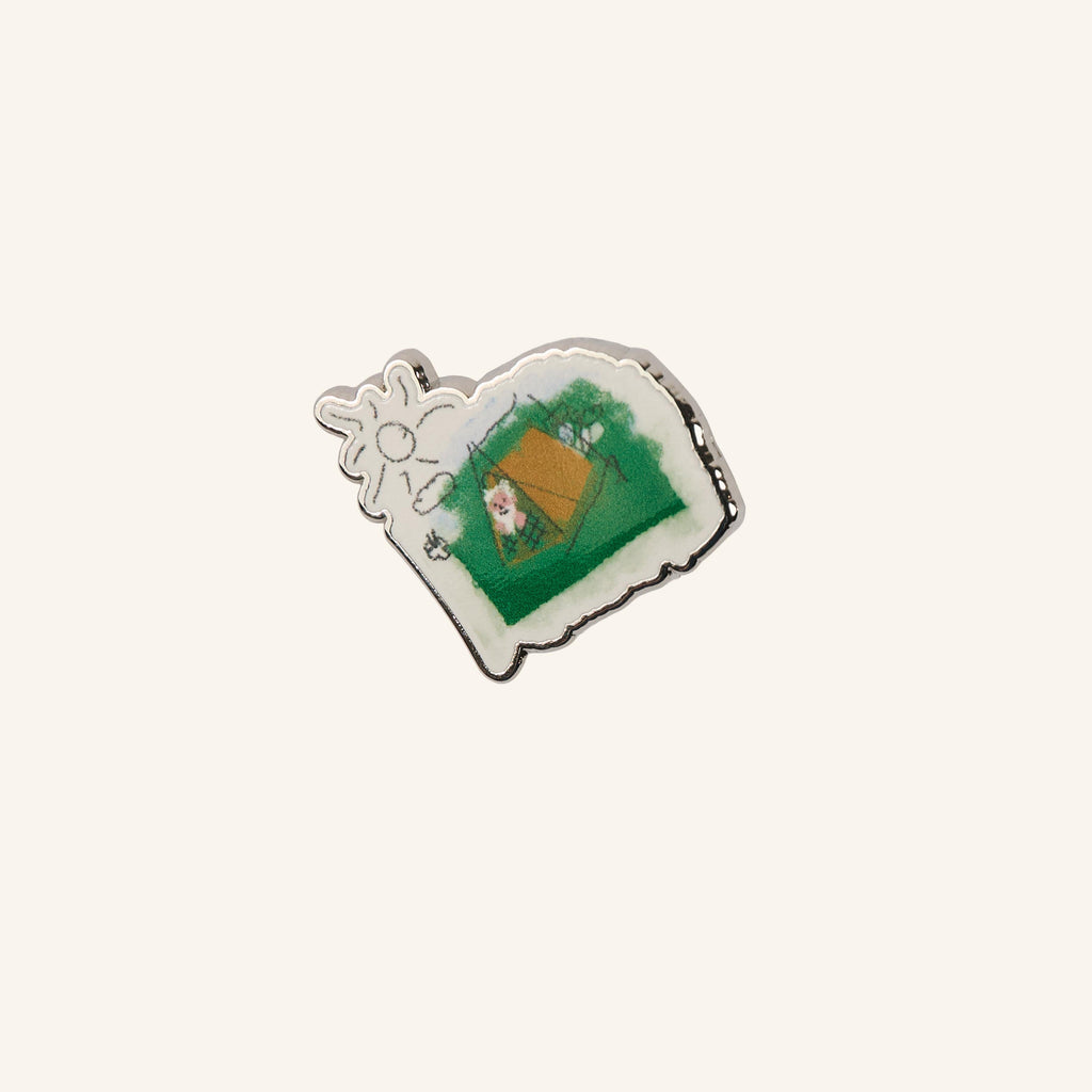 Au Vieux Campeur - Congés Payés - Pin's Tente