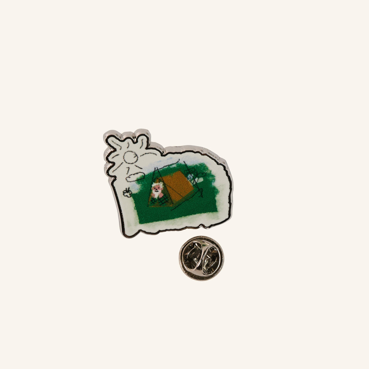 Au Vieux Campeur - Congés Payés - Pin's Tente