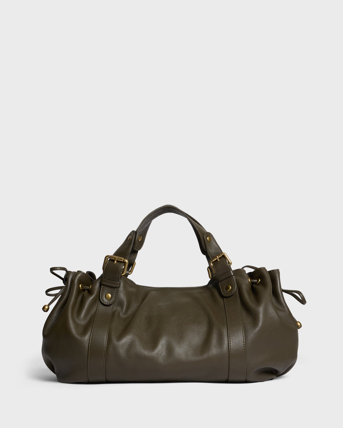 Gerard Darel - 24H Leather Handbag - Khaki