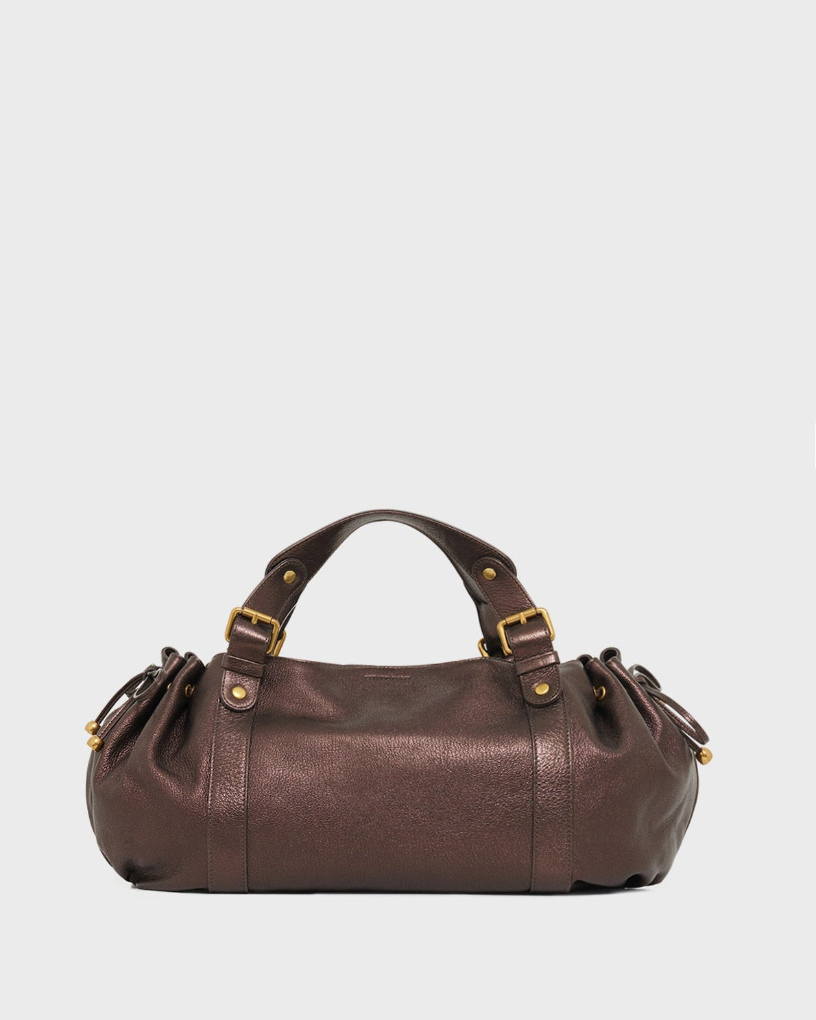 Gerard Darel - 24H Metallic Leather Handbag - Brown
