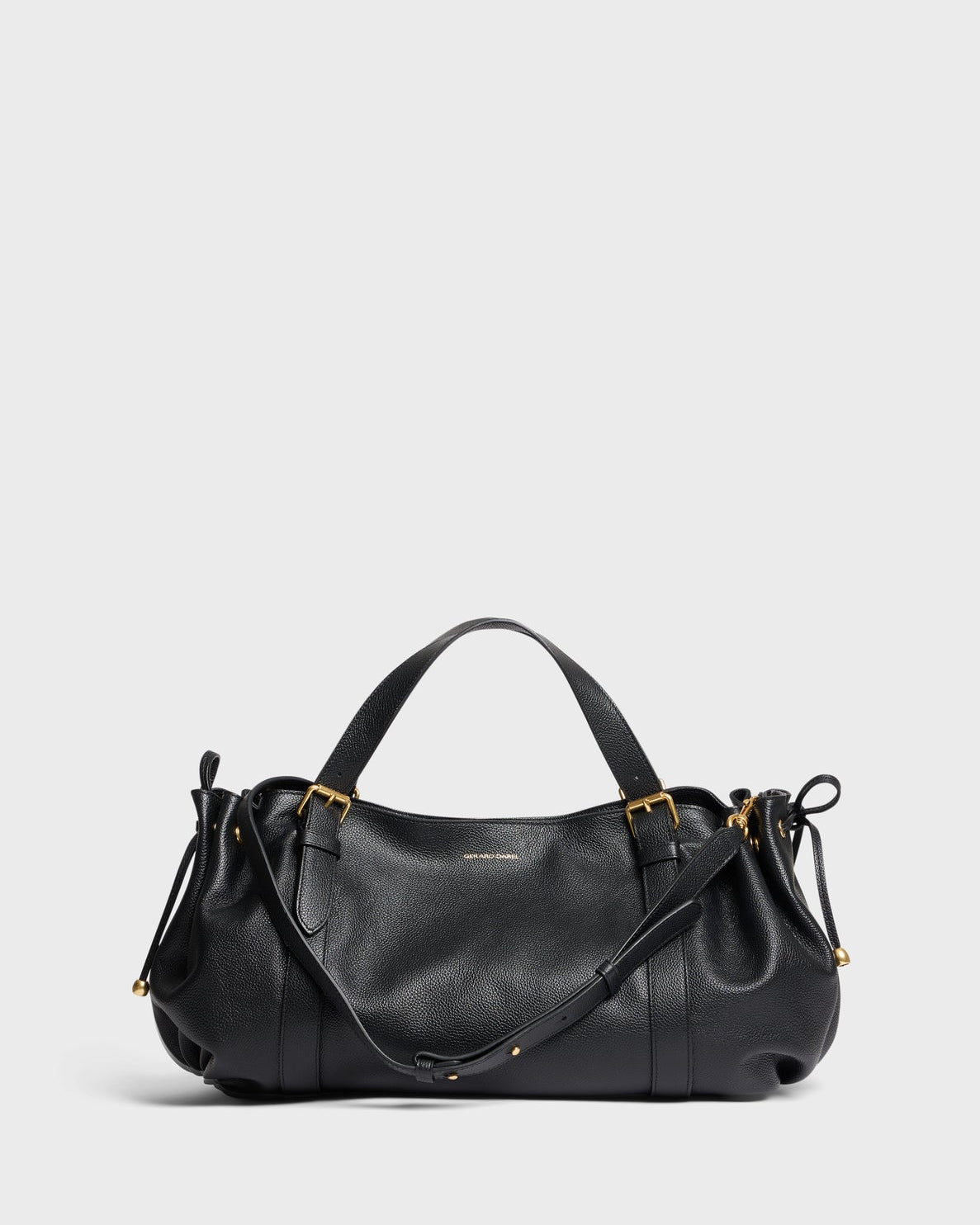 Gerard Darel - Le 24H Premium Grained Leather Handbag - Black