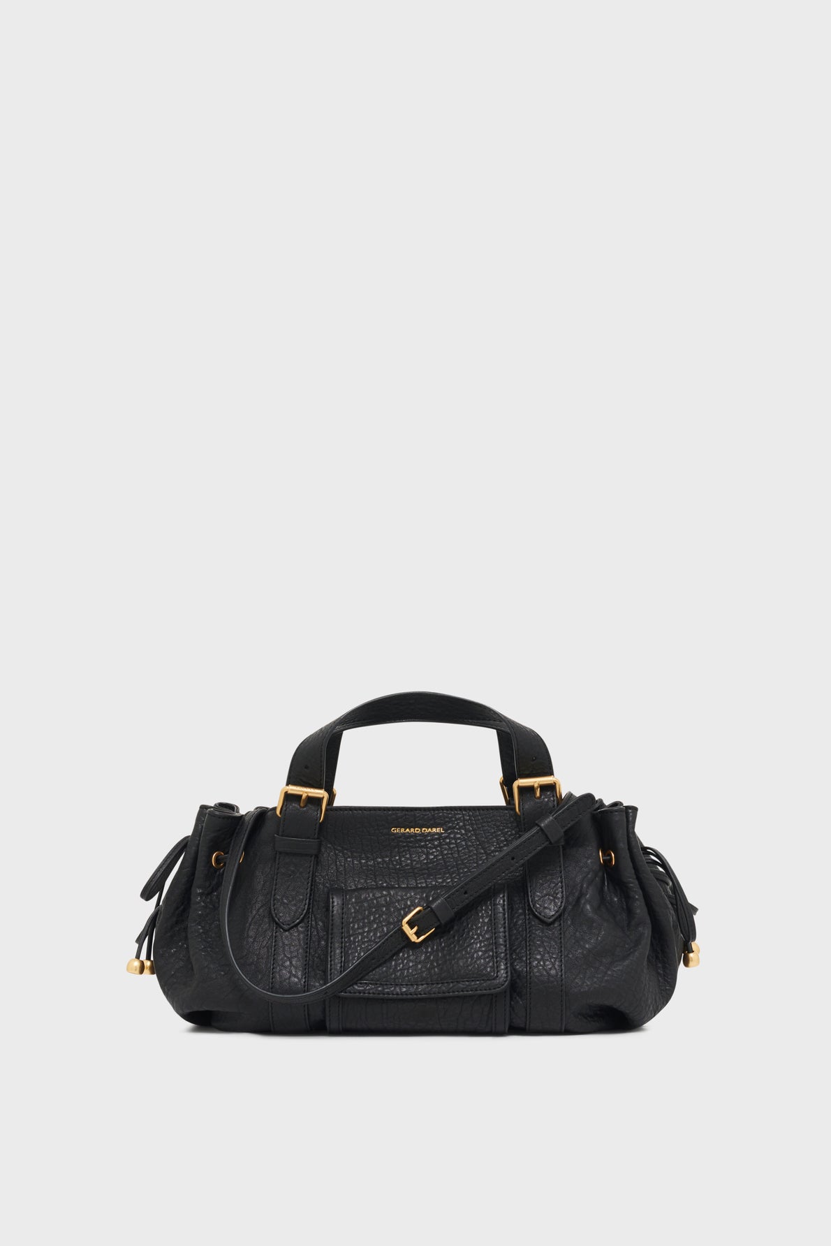 Gerard Darel - Bubble 18H Leather Handbag - Black