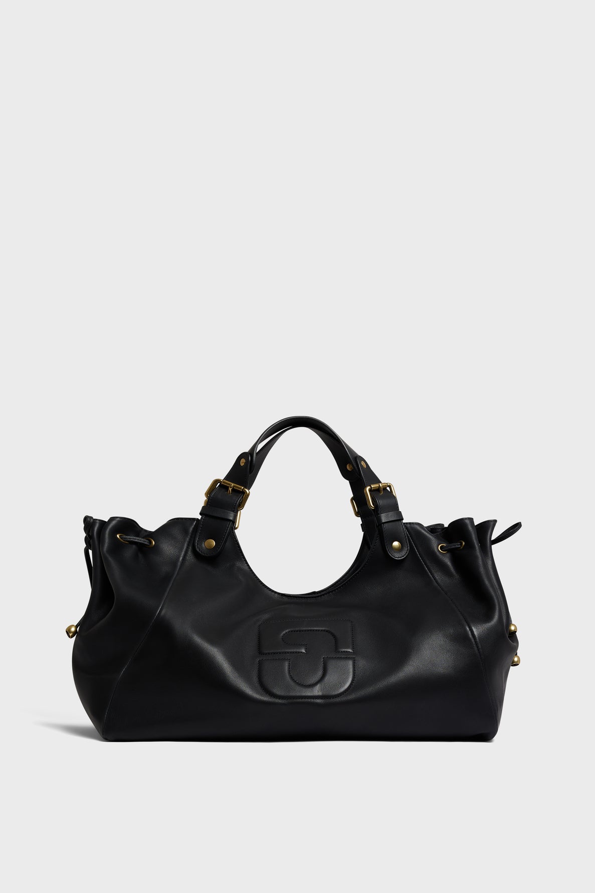 Gerard Darel - Chiara Leather Handbag - Black