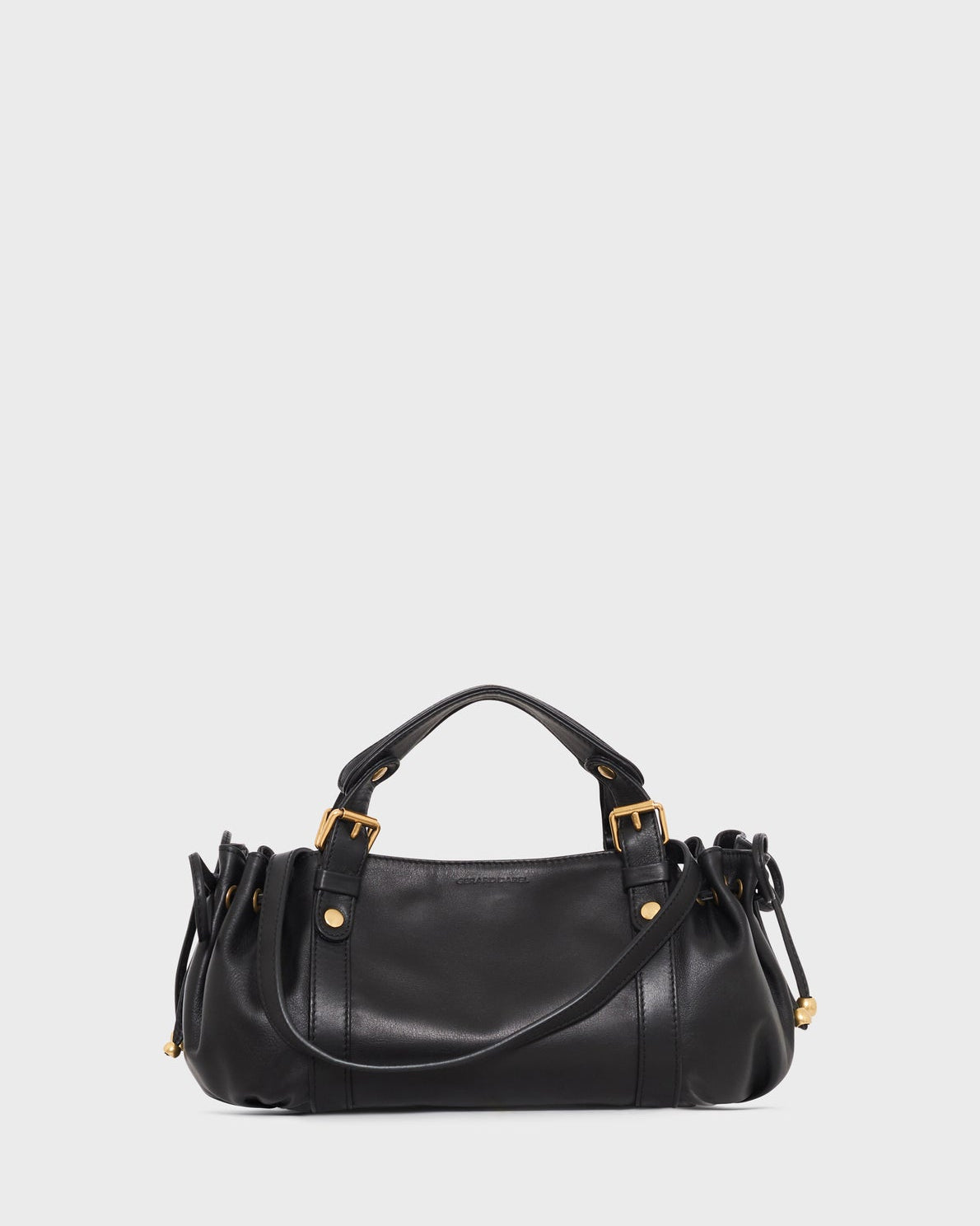 Gerard Darel - Mini Leather Handbag 12H - Black