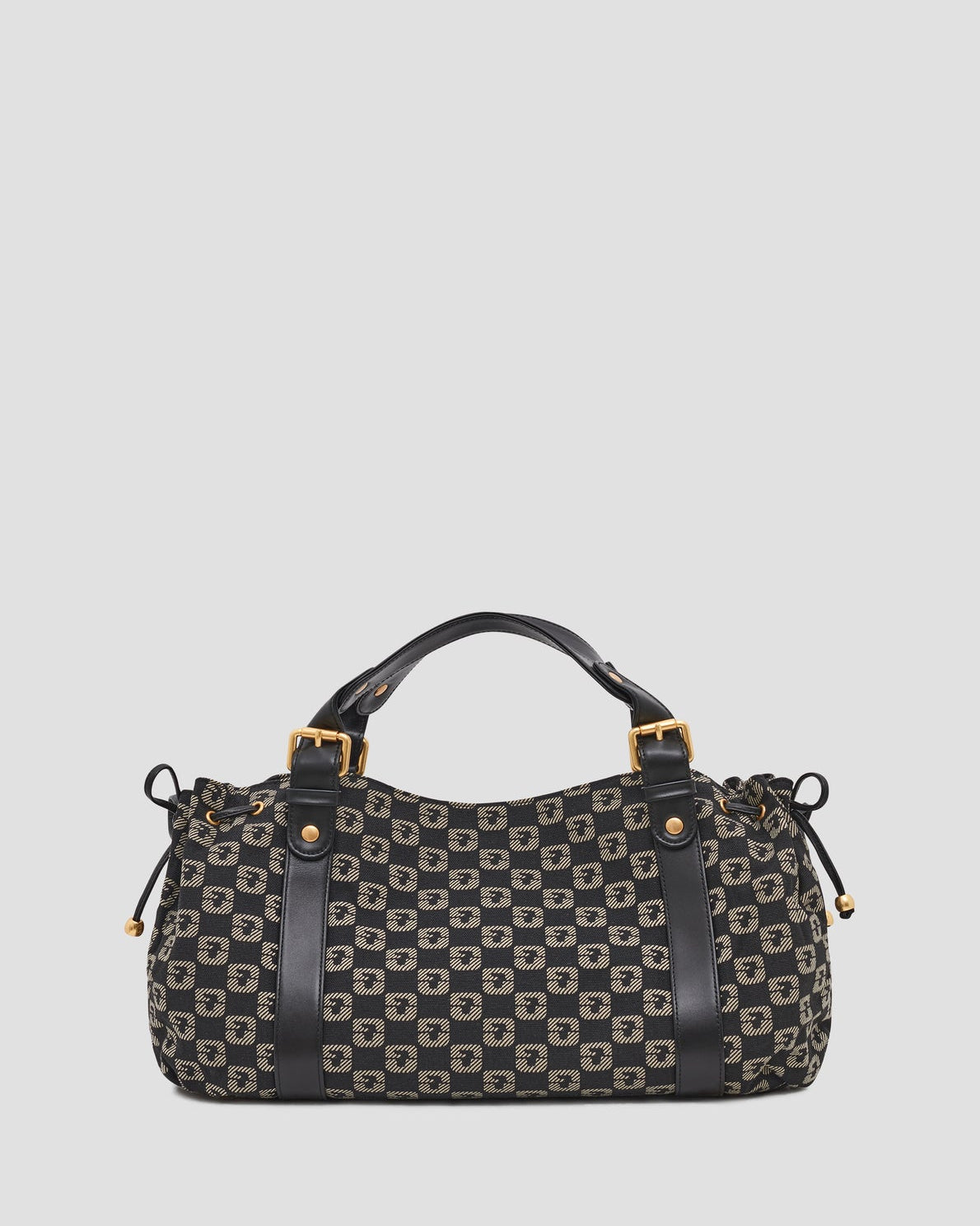 Gerard Darel - 24H Jacquard Canvas Handbag - Black