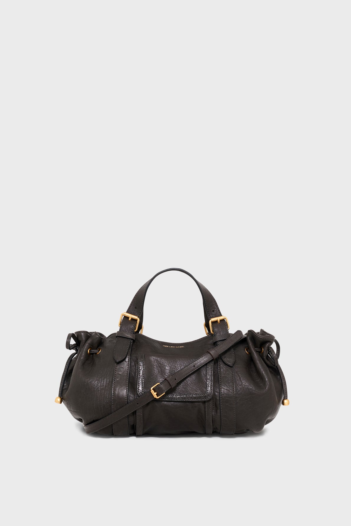 Gerard Darel - Bubble 18H Leather Handbag - Lava