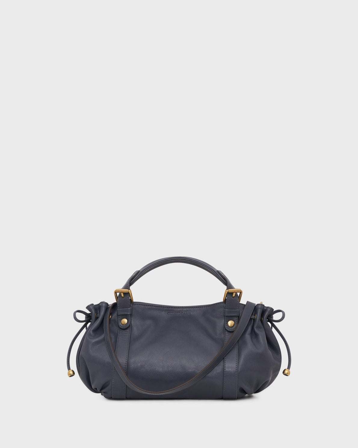 Gerard Darel - Mini Leather Handbag 12H - Slate