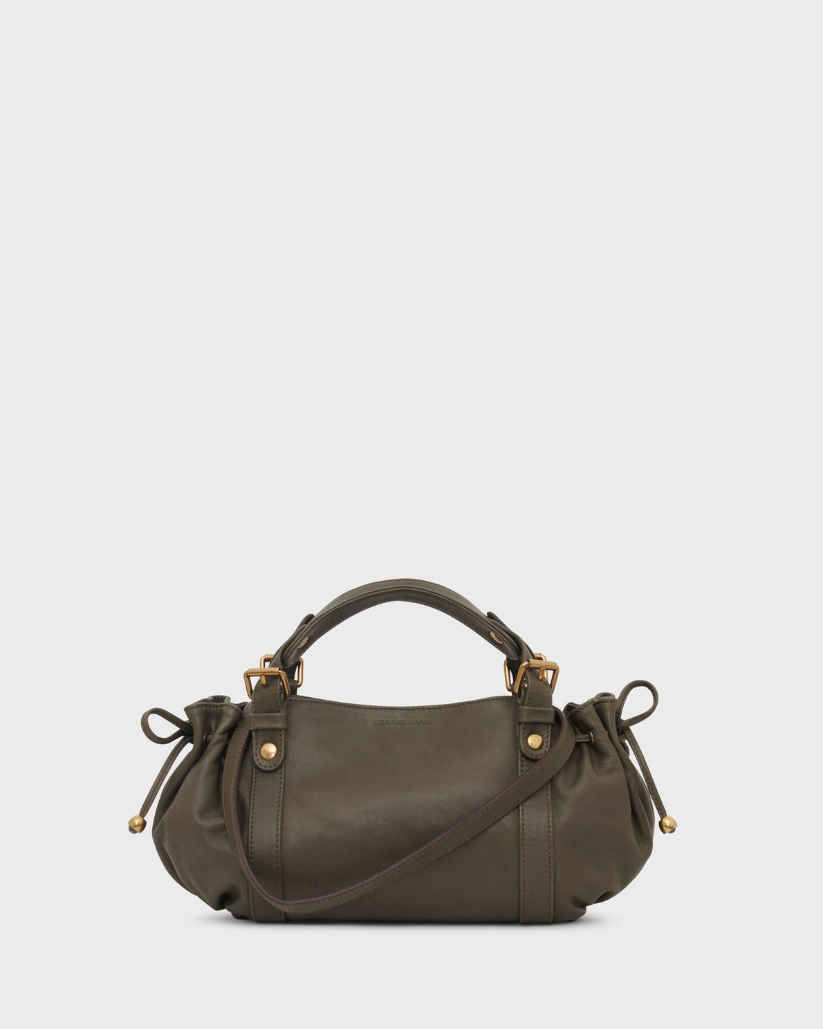 Gerard Darel - Mini Leather Handbag 12H - Khaki
