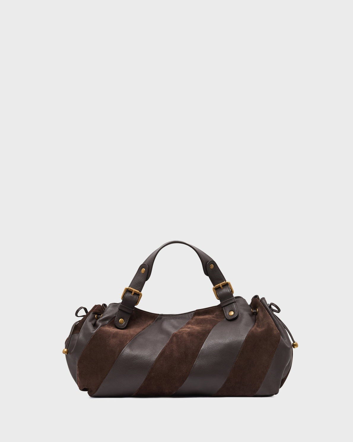 Gerard Darel - 24H Patchwork Leather Handbag - Brown