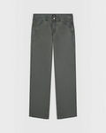 Green Houck pants Merci Paris by Dickies in heavy cotton canvas with straight fit and riveted pockets