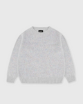 Pull Merci Paris Howlin' Forevernevermore gris en pure laine Shetland brossée avec col rond et finitions côtelées