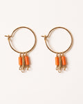 Tassia Canellis - Demeter Earrings - Tangerine