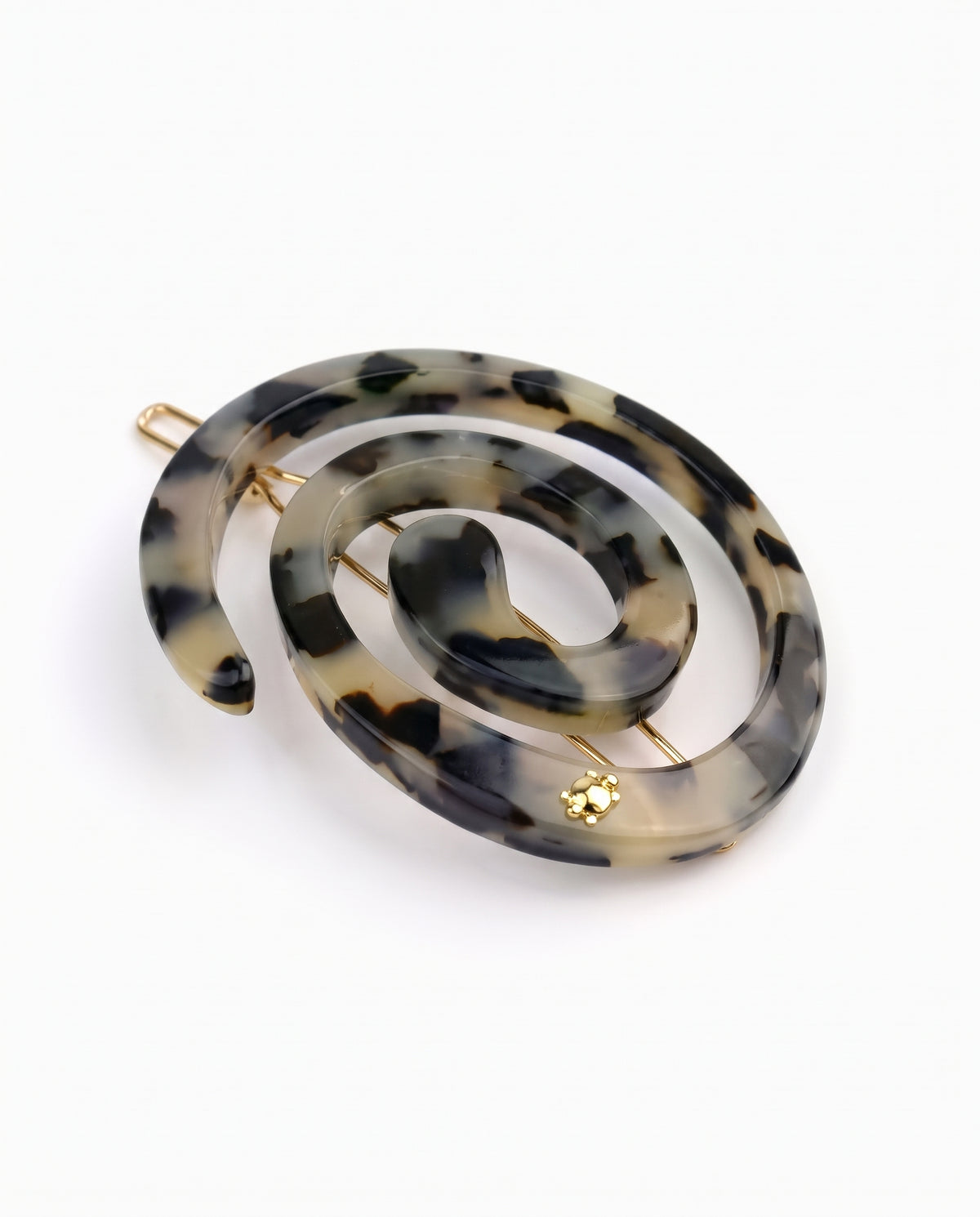 Turtle Story - Barrette Spiral Small - Tokyo Light