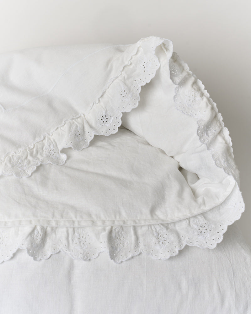 Merci - Embroidered Linen Bedding Set - 03 Ajour