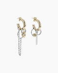 Justine Clenquet - Irvin Earrings - Gold Palladium
