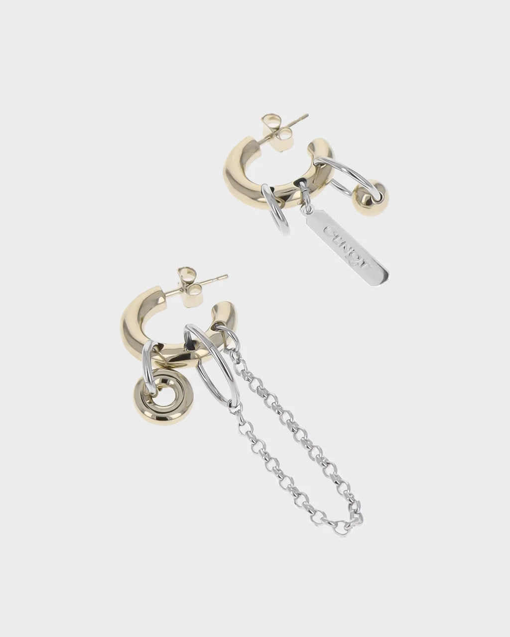 Justine Clenquet - Irvin Earrings - Gold Palladium