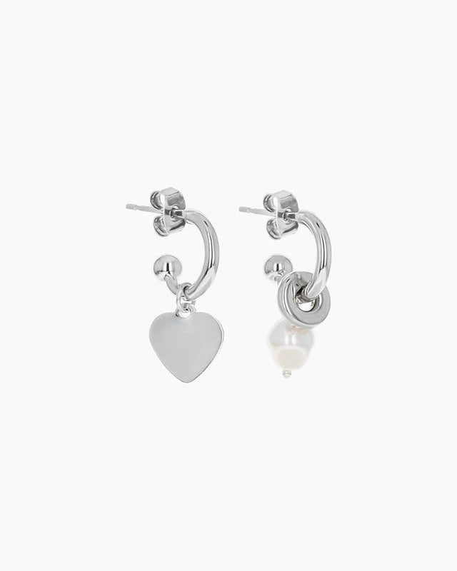 Justine Clenquet - Jacob Earrings - Palladium