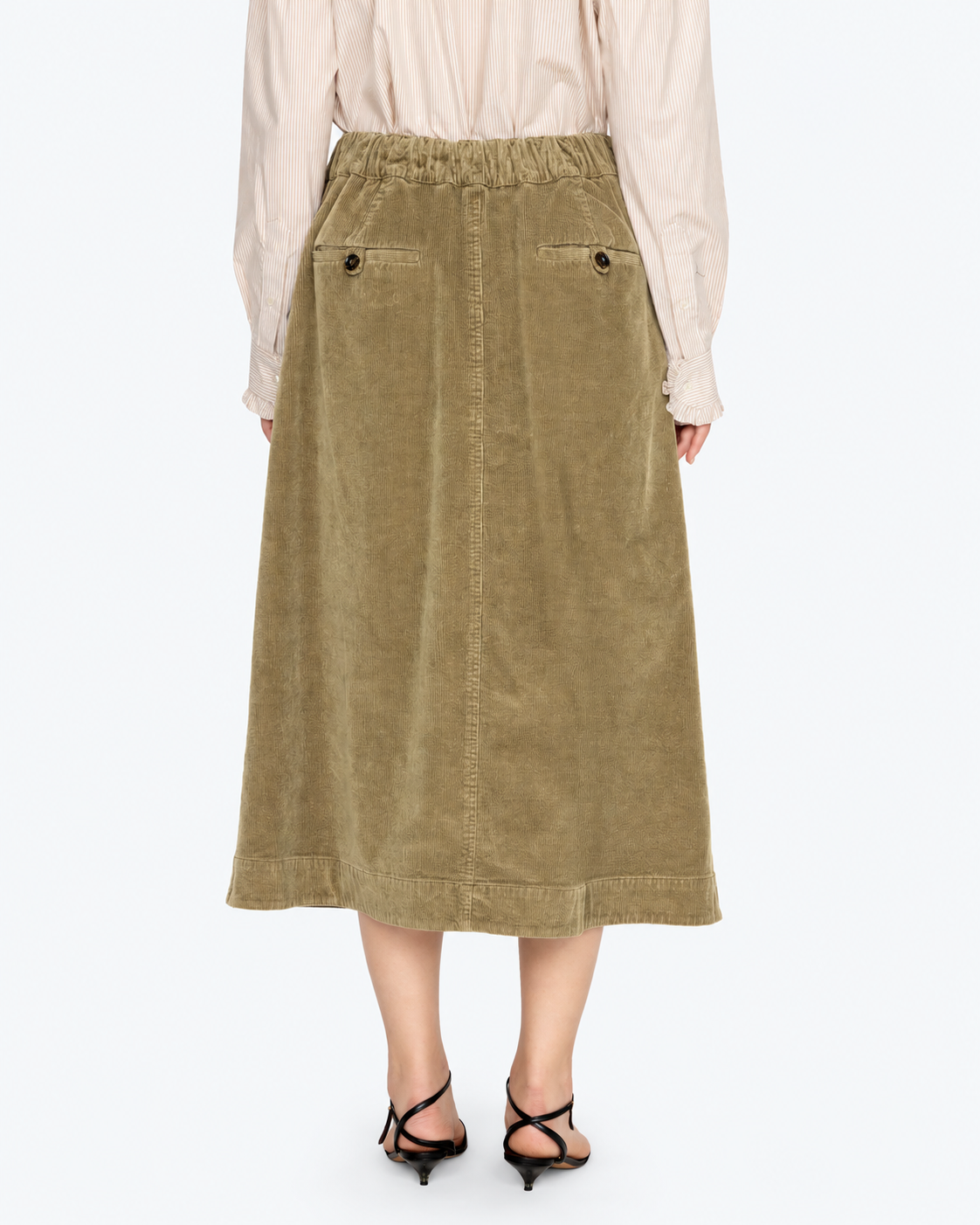 Sea New York - Garrett Midi Skirt - Khaki