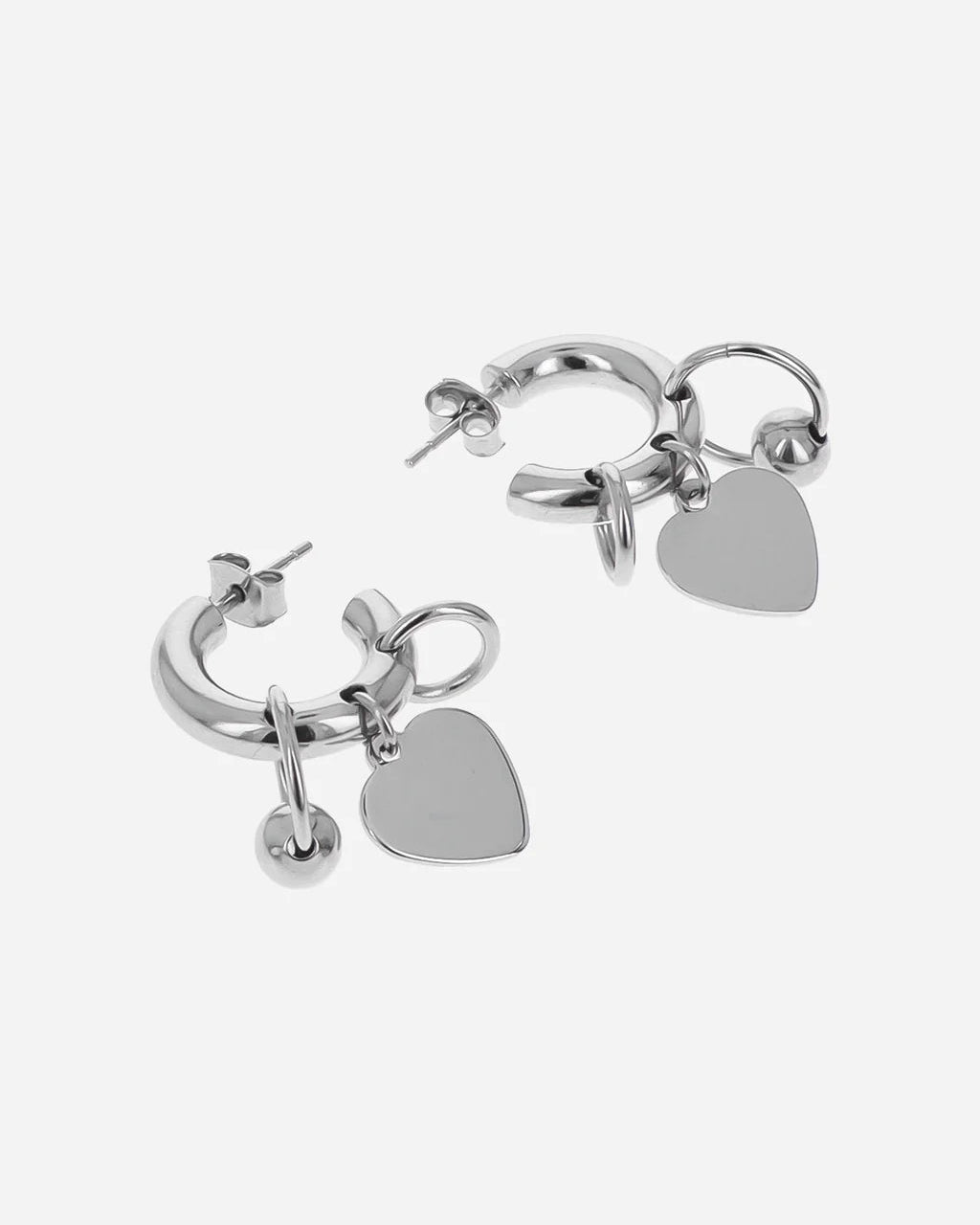 Justine Clenquet - Kiki Earrings - Palladium