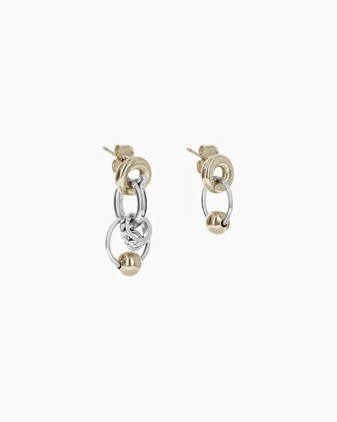 Justine Clenquet - Kris Earrings - Gold Palladium