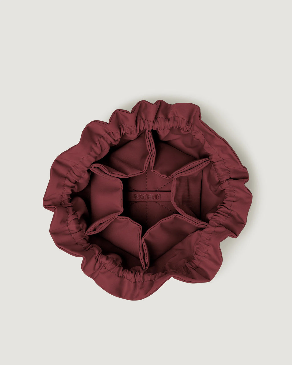 Naghedi - Small Lotus Jewelry Pouch - Burgundy