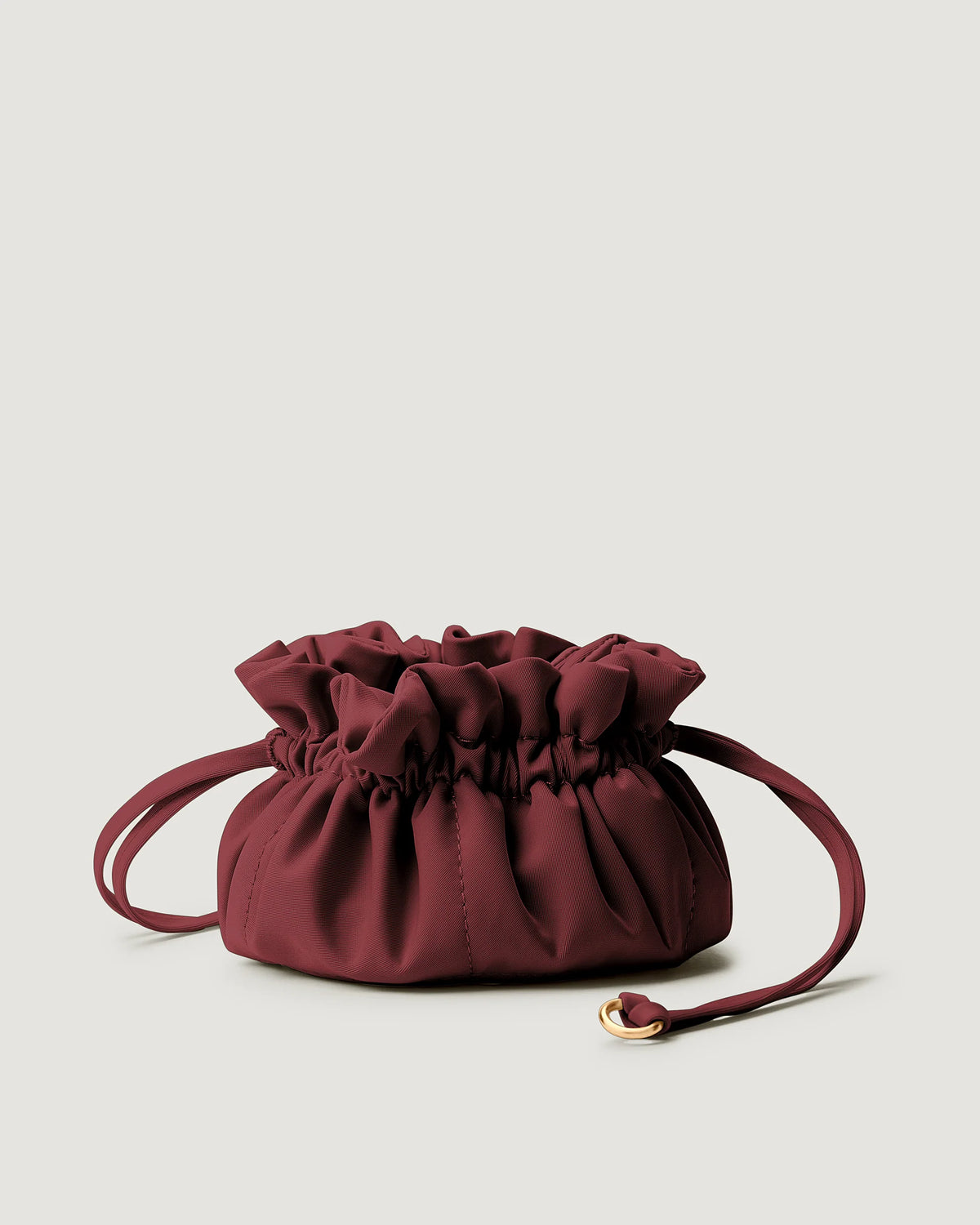 Naghedi - Small Lotus Jewelry Pouch - Burgundy