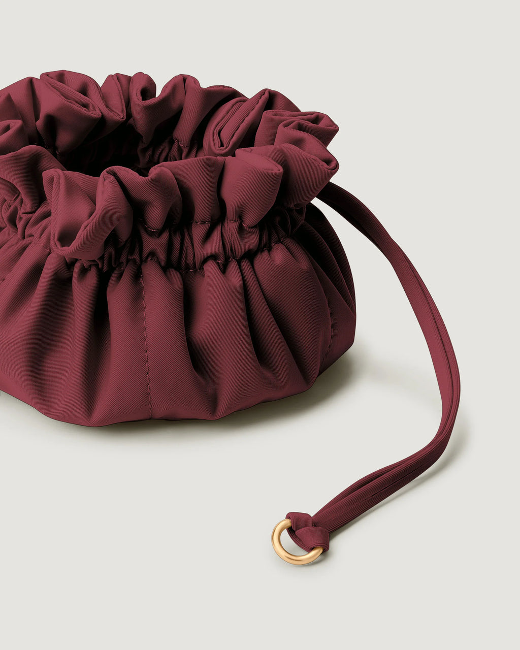 Naghedi - Small Lotus Jewelry Pouch - Burgundy