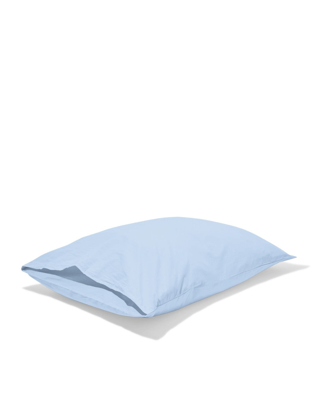 Merci - Taie D'Oreiller En Percale De Coton - Bleuet
