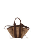 Muuñ - Bag Mini So Hstripe - Dark Brown
