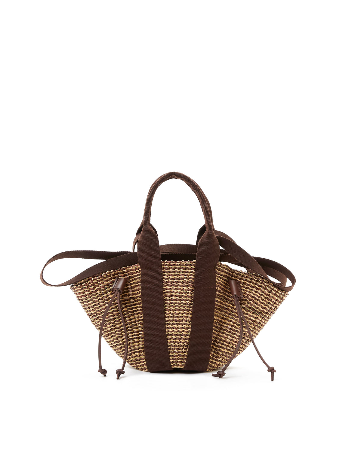 Muuñ - Bag Mini So Hstripe - Dark Brown
