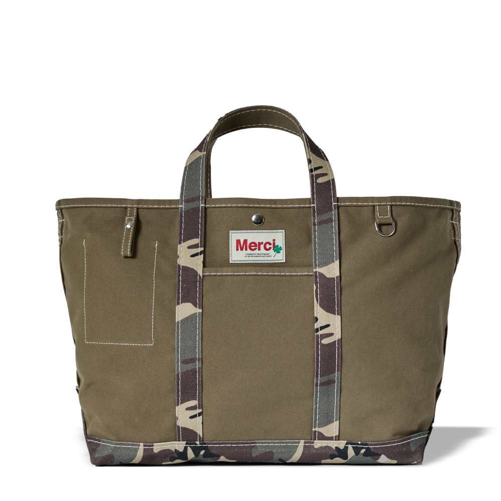 Cabas Candide en canvas - Camo - Merci - packshot 17