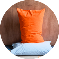 Percale cotton bedding