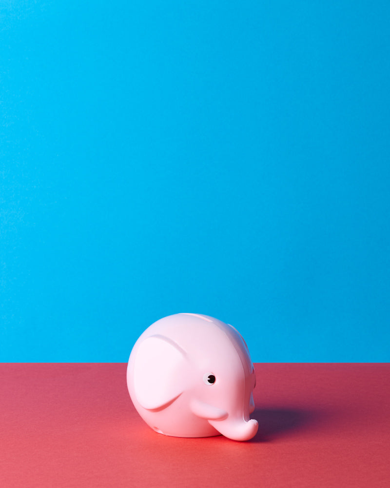 Merci - Tirelire Éléphant - Rose