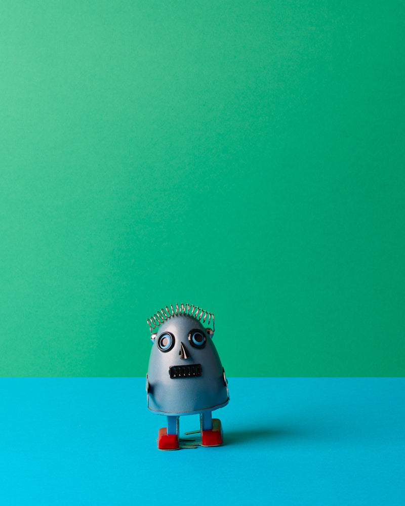 Die Blechfabrik - Egg Robot - Blue