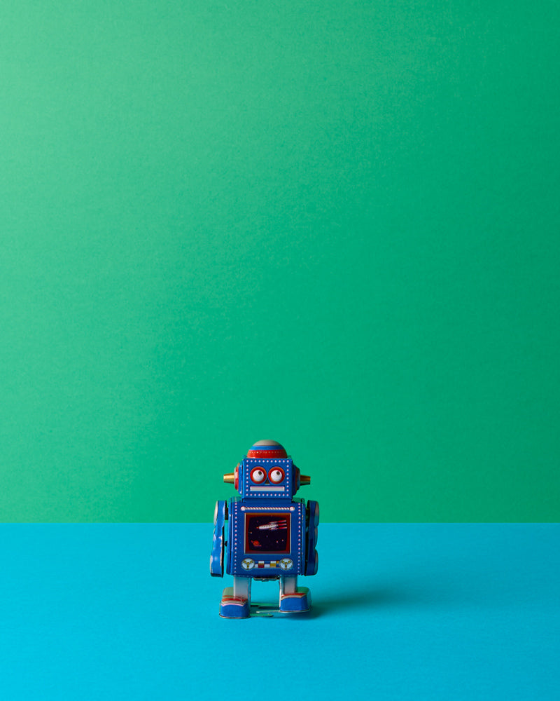 Die Blechfabrik - Toy - Blue Robot