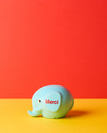 Merci - Tirelire Éléphant - Bleu Clair