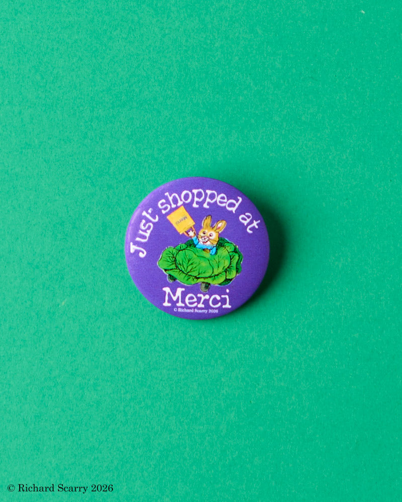 Merci x Richard Scarry - Badge Choux