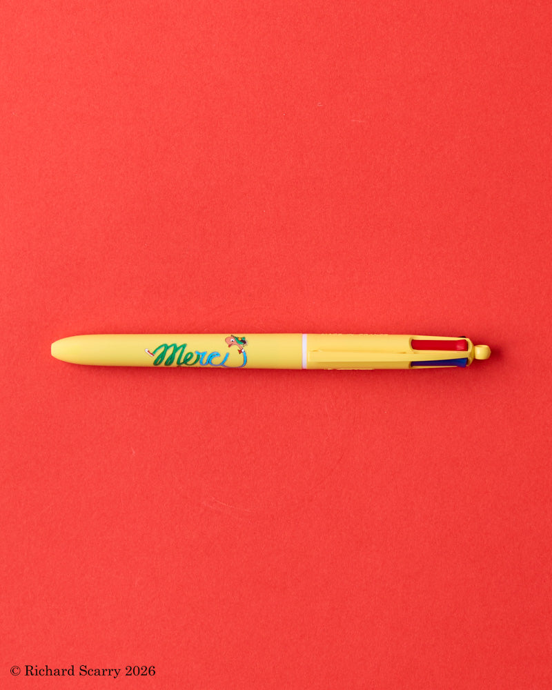 Merci x Richard Scarry - Stylo