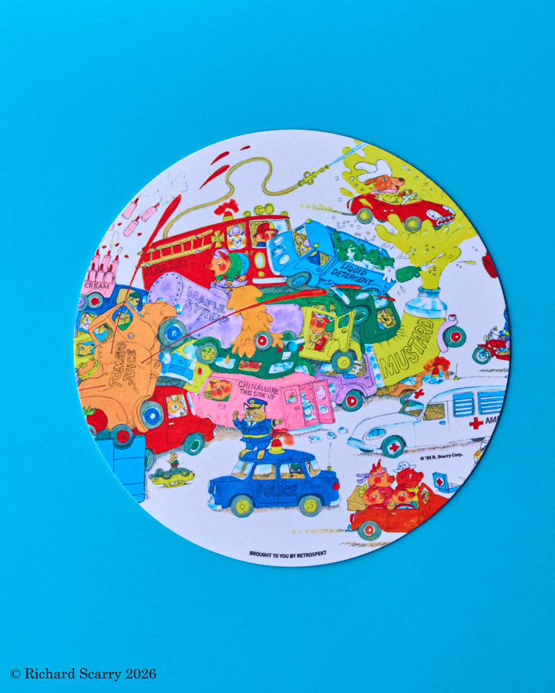 Retrospekt - Turntable Mat - Richard Scarry