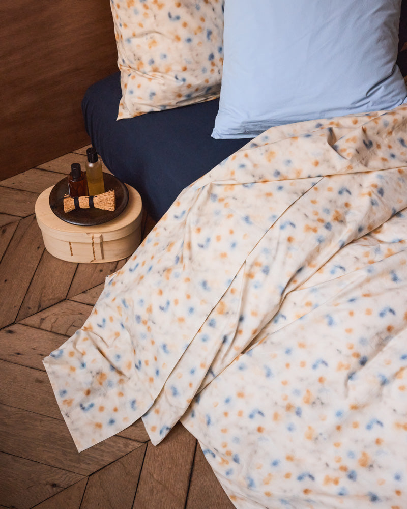 Merci - Cotton percale flat sheet - Herbarium