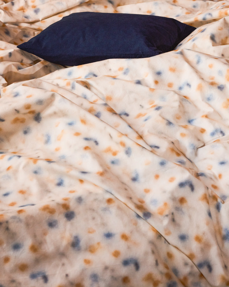 Merci - Housse De Couette En Percale De Coton - Tataki Herbier