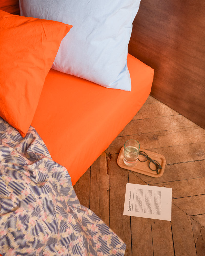 Merci - Drap-Housse En Percale De Coton - Tataki Souci
