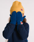 Merci - Moufles Lucky Enfant - Bleu