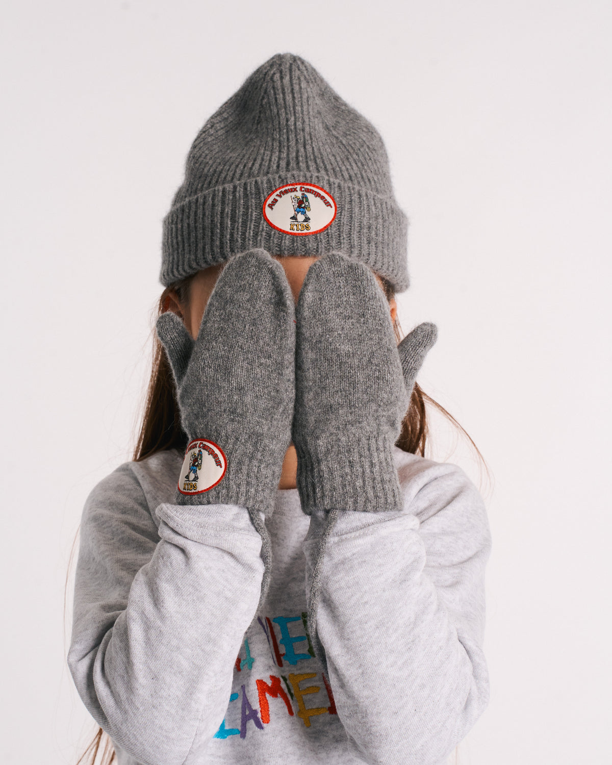 Au Vieux Campeur - Paid Holidays - Ben Kids Mittens - Anthracite
