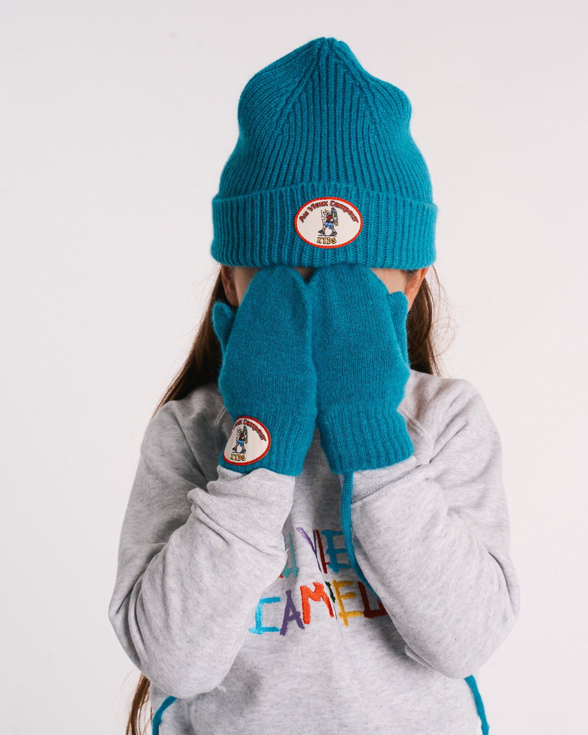 Au Vieux Campeur - Paid Holidays - Ben Kids Mittens - Bleu
